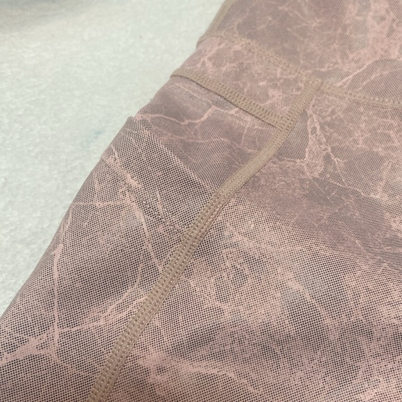 ZYIA ACTIVE Size 4 Pink Crackle Look Leggings - Picture 4 of 11